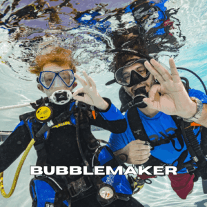 Children enjoying the PADI Bubblemaker scuba diving experience in Zanzibar